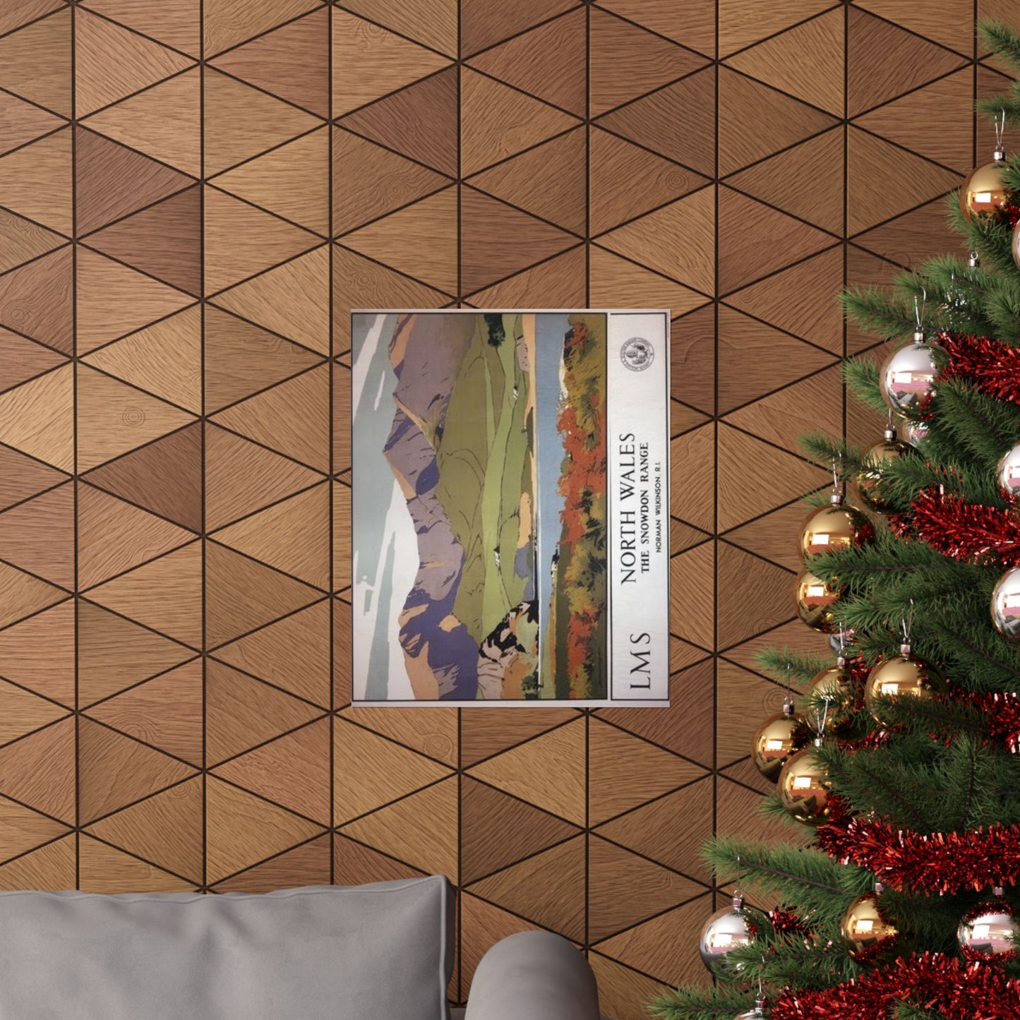 North Wales Snowdon Range Matte Vertical Poster - Scenic Wall Art for Nature Lovers