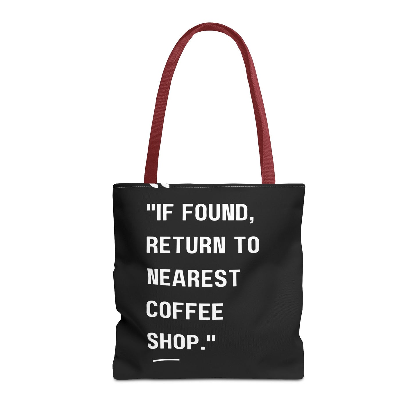 Running on Iced Coffee Tote Bag