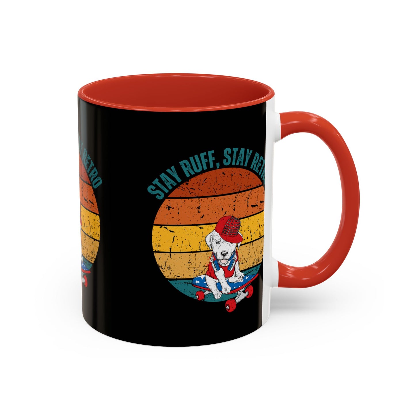 Stay Ruff, Stay Retro Coffee Mug