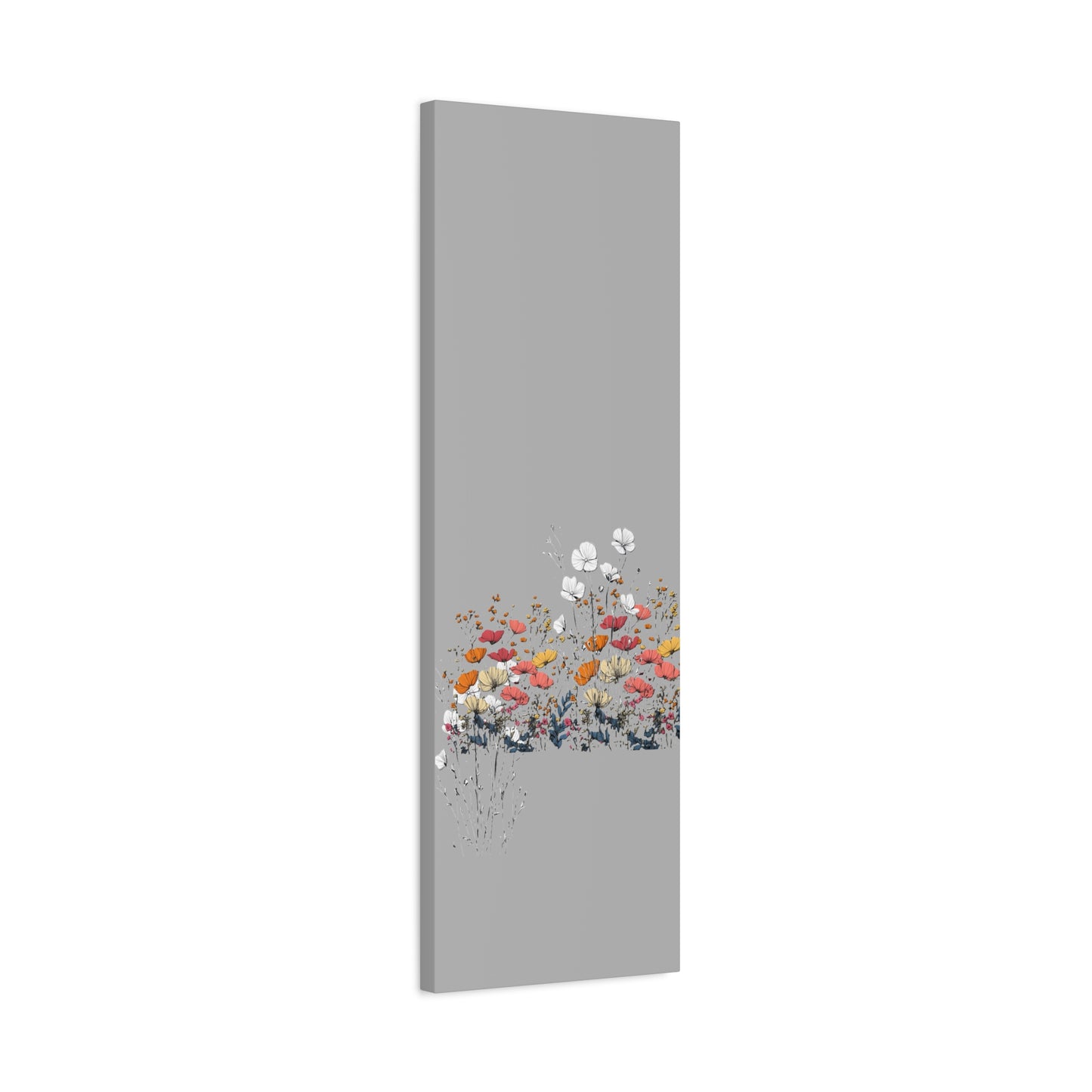 Floral Canvas Wall Art - Vibrant Flower Design for Home Decor