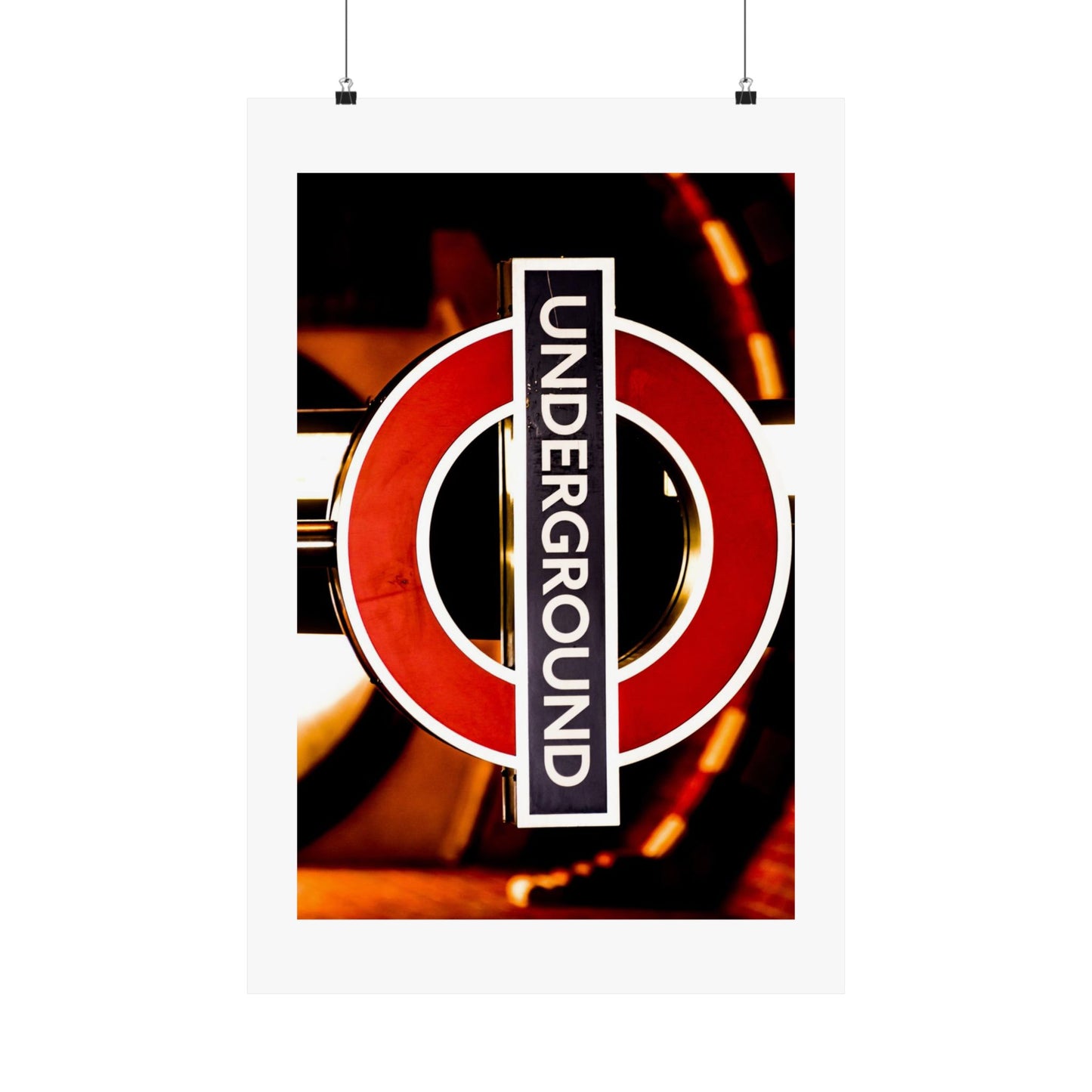 Urban Underground Art Print - Matte Vertical Poster