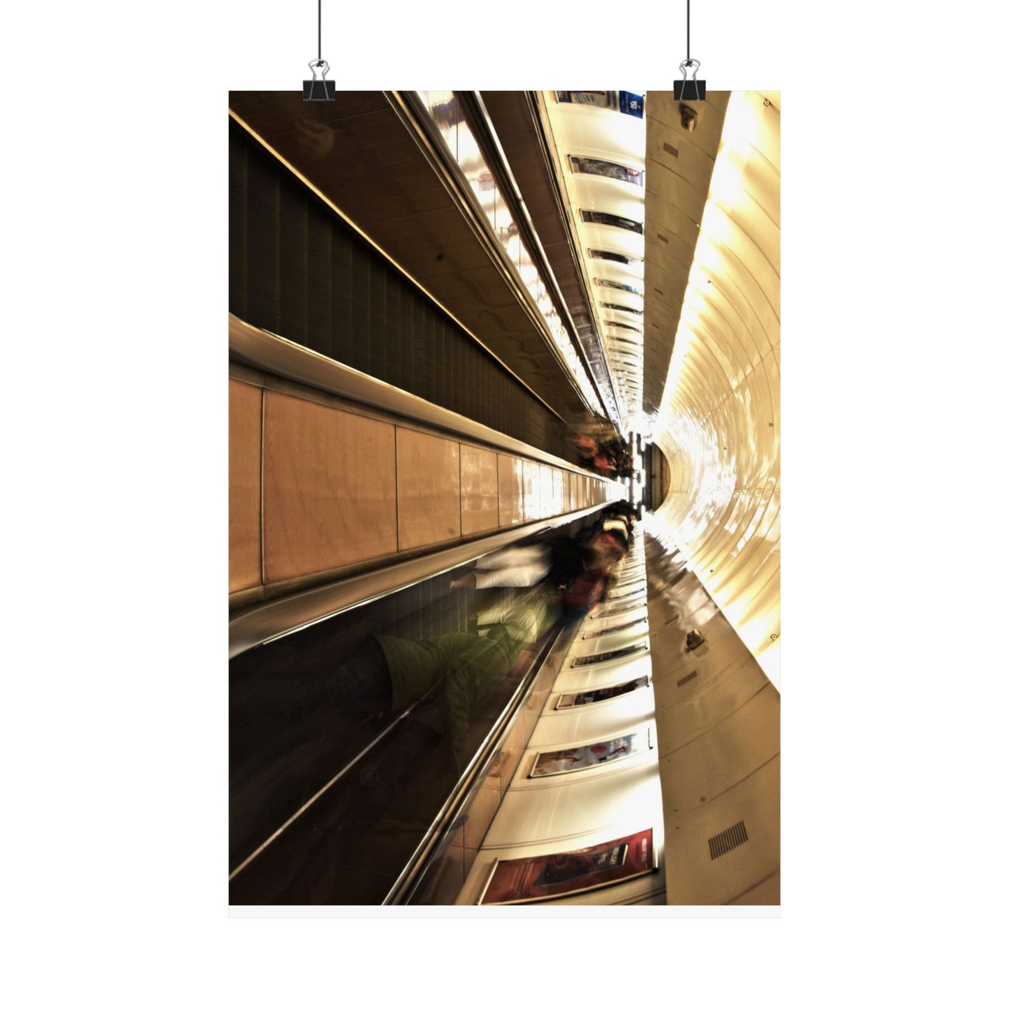 Urban Journey Matte Vertical Poster - Modern Abstract Wall Art