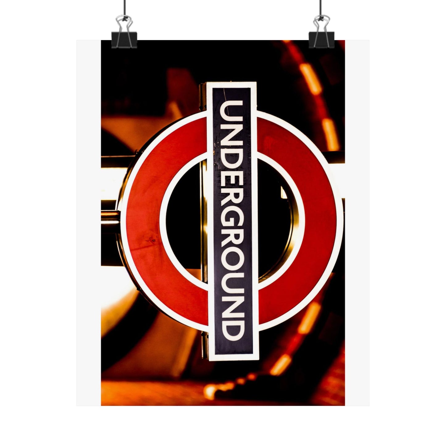 Urban Underground Art Print - Matte Vertical Poster