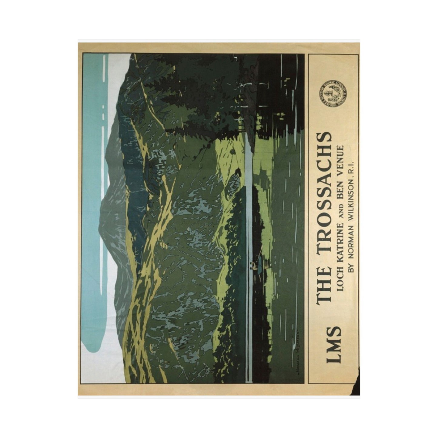 Scenic Matte Vertical Posters - The Trossachs Art Print