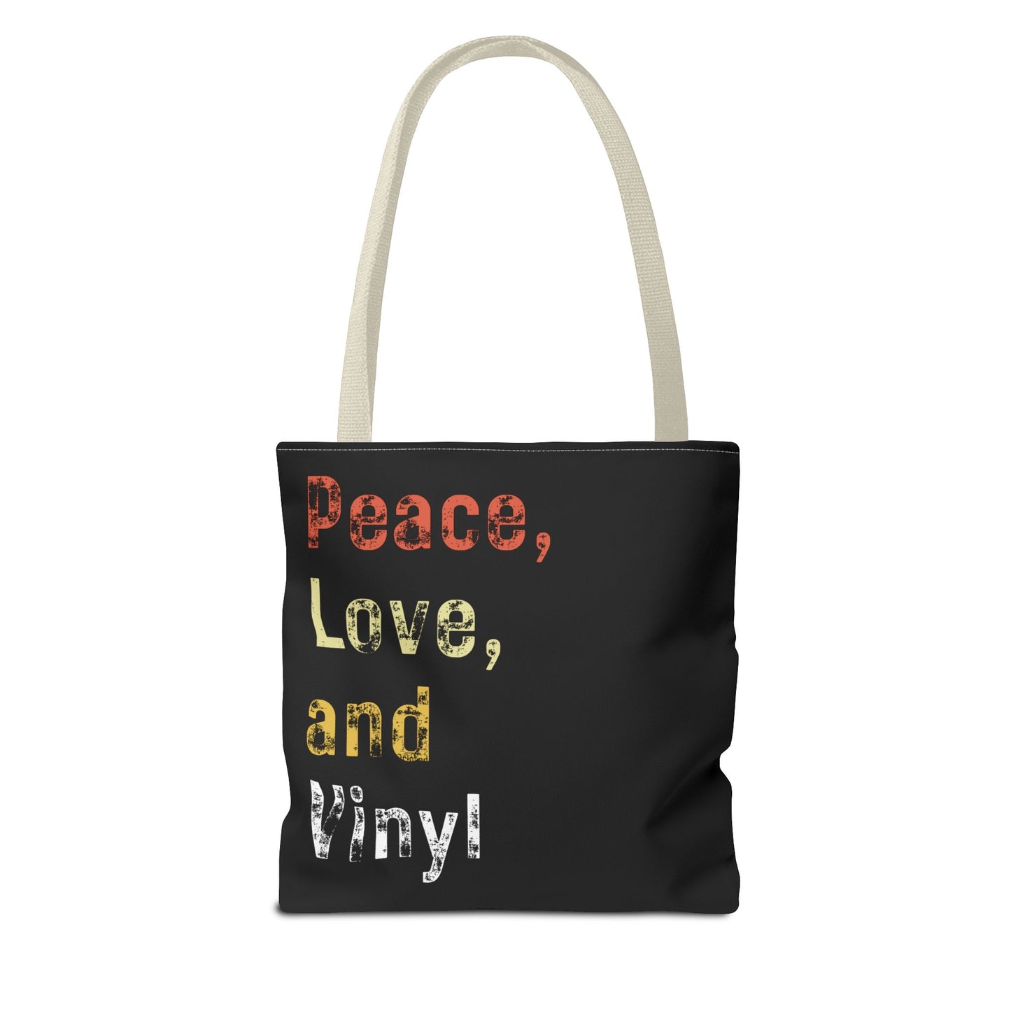 Peace, Love & Vinyl Tote Tote Bag