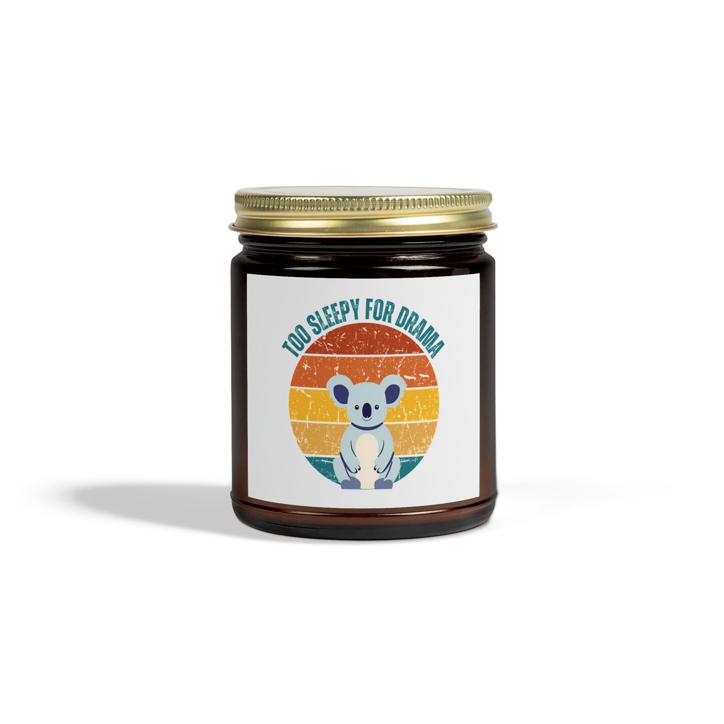 Too Sleepy for Drama Scented Candle – Coconut Apricot Wax (4oz, 9oz)