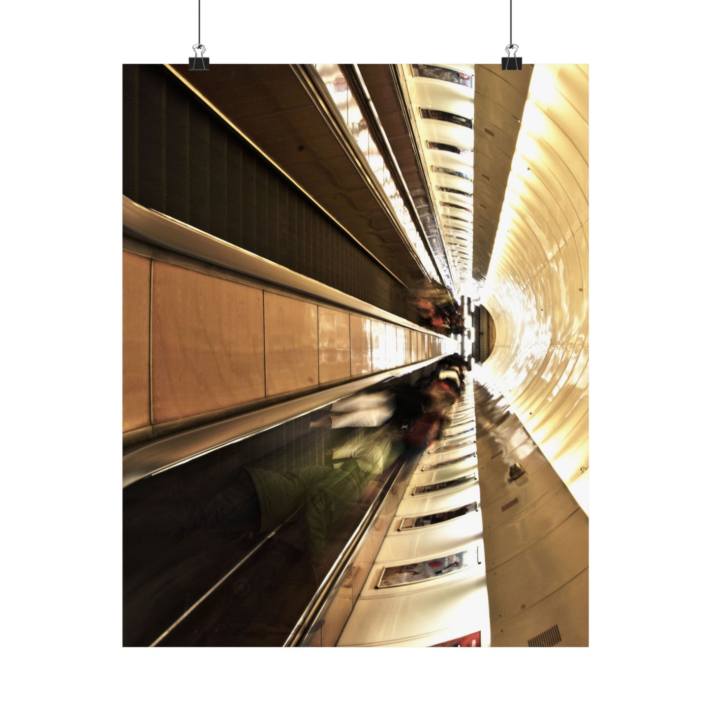 Urban Journey Matte Vertical Poster - Modern Abstract Wall Art