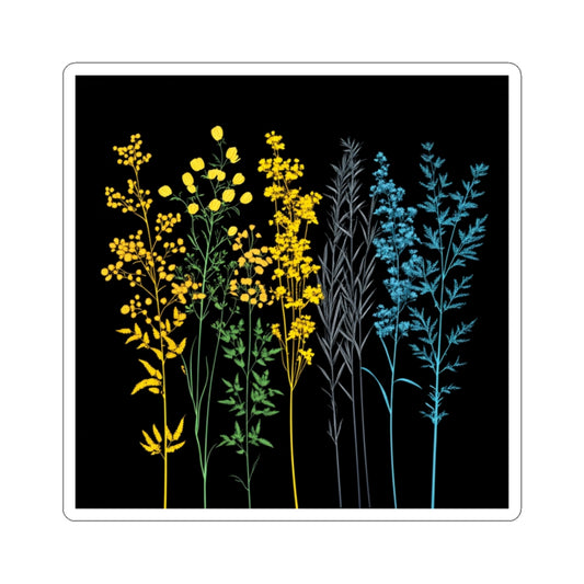 Floral Decor Kiss-Cut Stickers - Botanical Gold Sticker Set