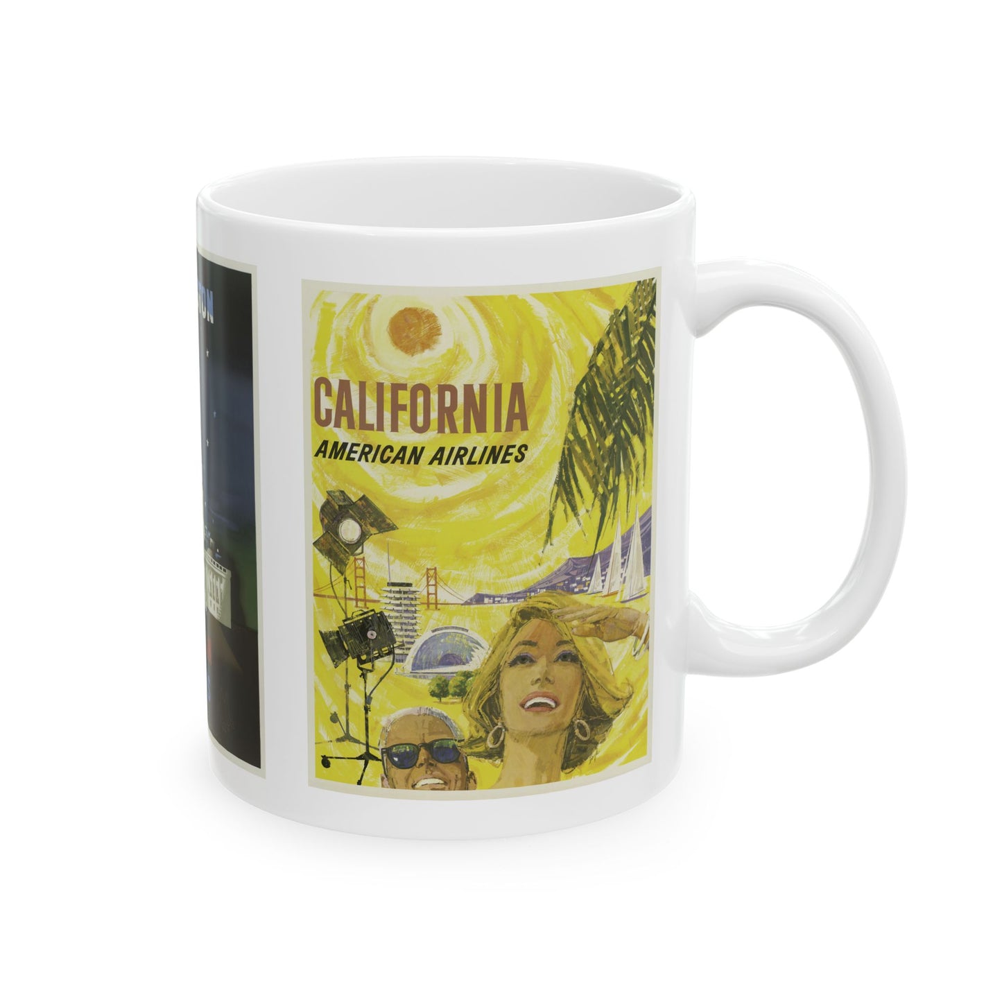 Vintage Travel Mug – 11oz – American Airlines Ceramic Cup