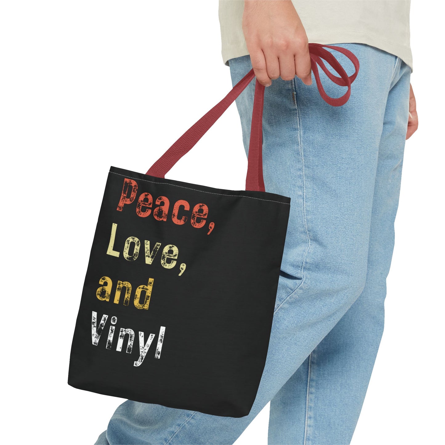 Peace, Love & Vinyl Tote Tote Bag