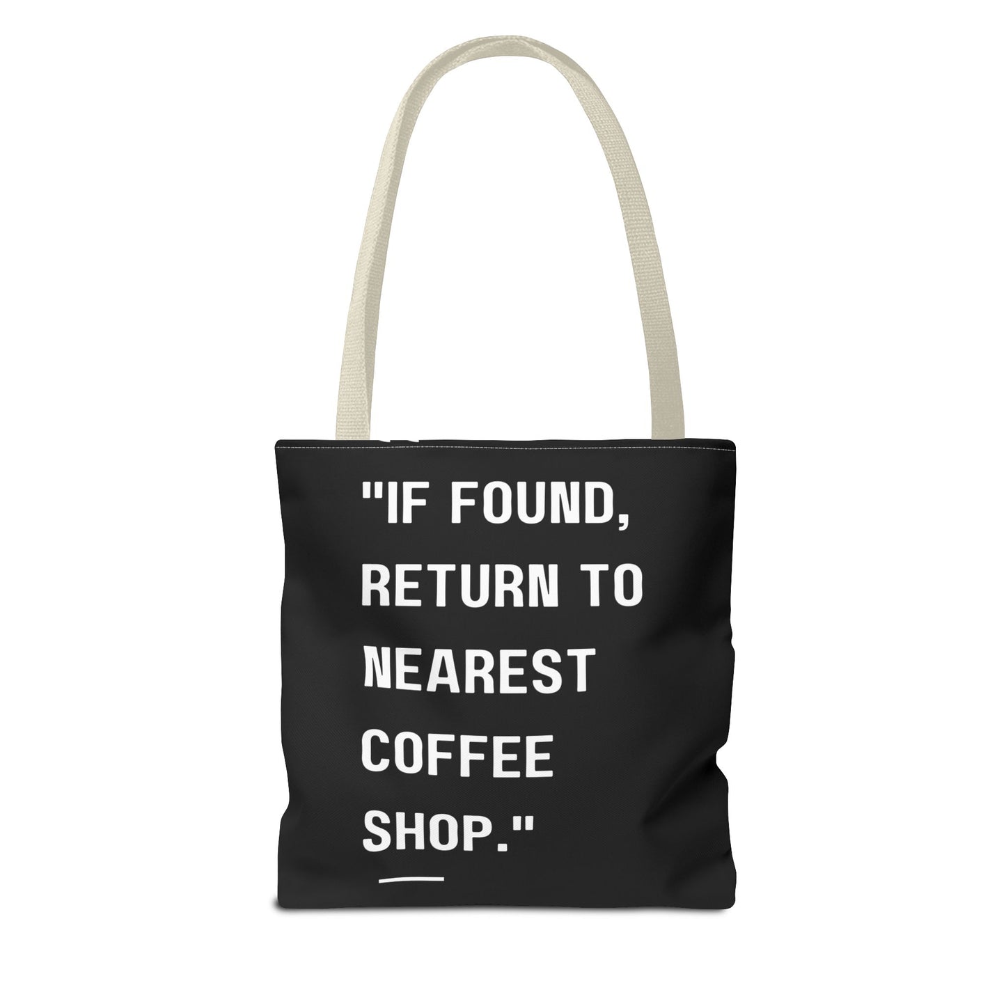 Running on Iced Coffee Tote Bag