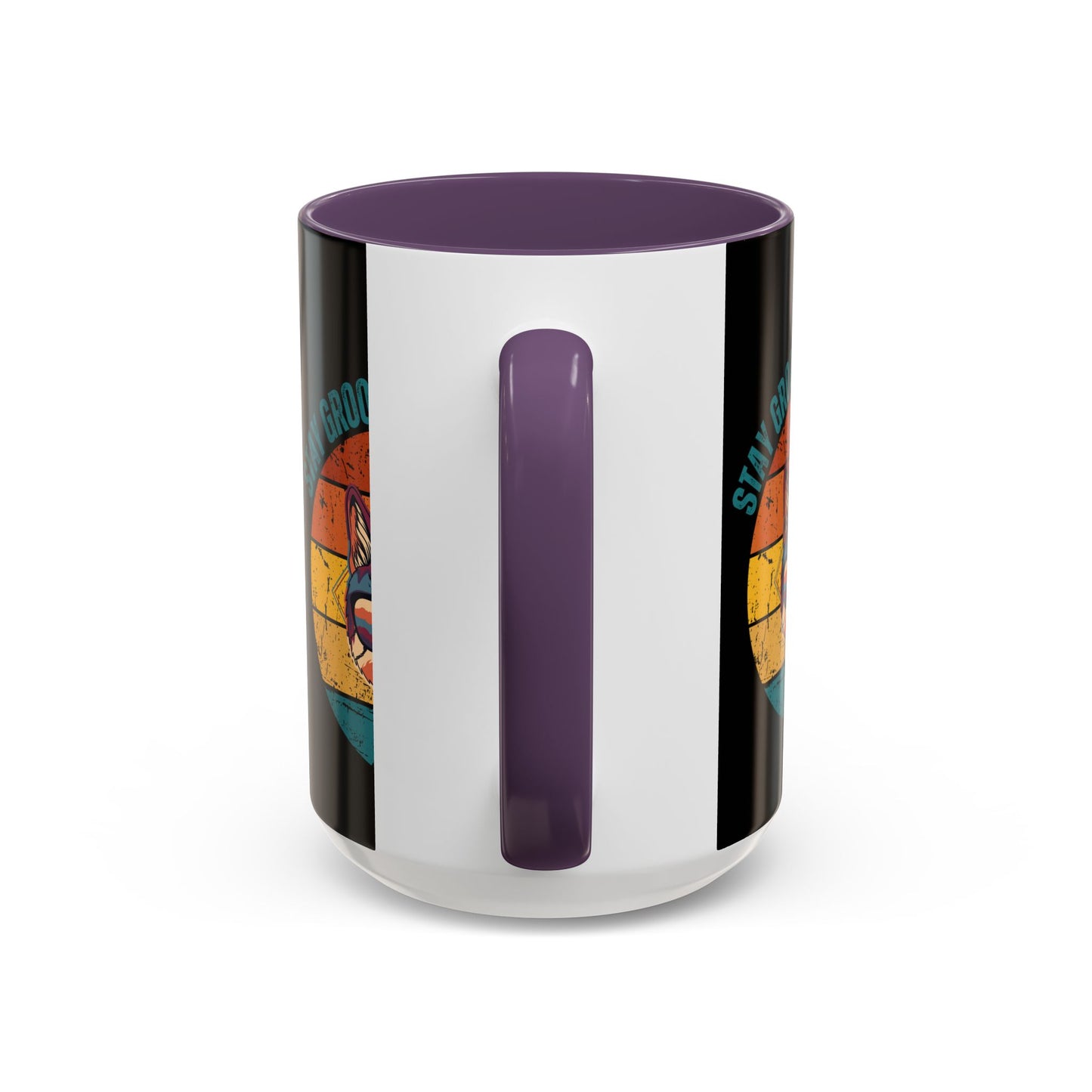 Stay Groovy Cat Coffee Mug