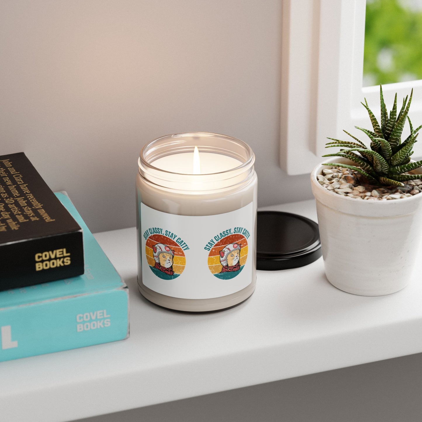 Stay Classy Soy Candle - 9oz Decorative Candle for Home Fragrance