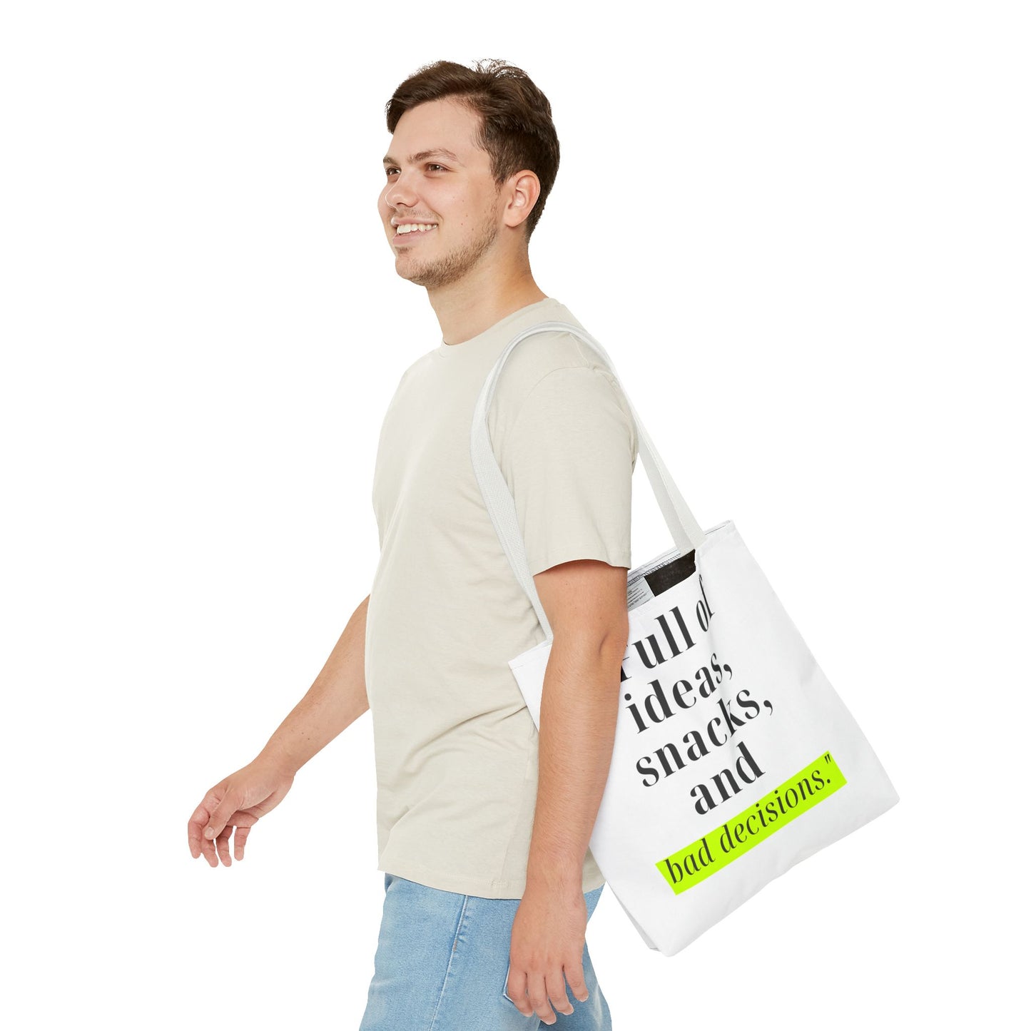 Ideas, Snacks & Chaos Tote Bag