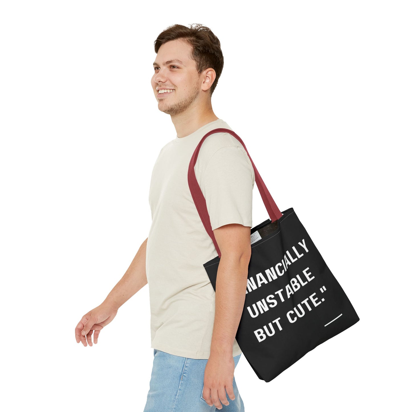 Cute Financially Unstable Tote Bag