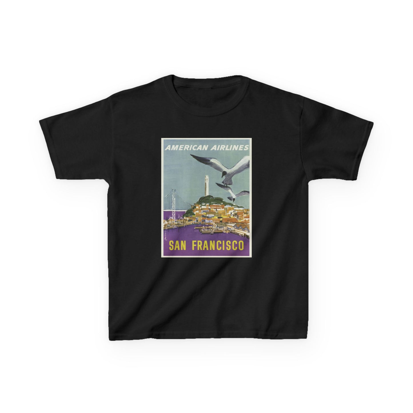 Vintage San Francisco Kids Tee - American Airlines Design