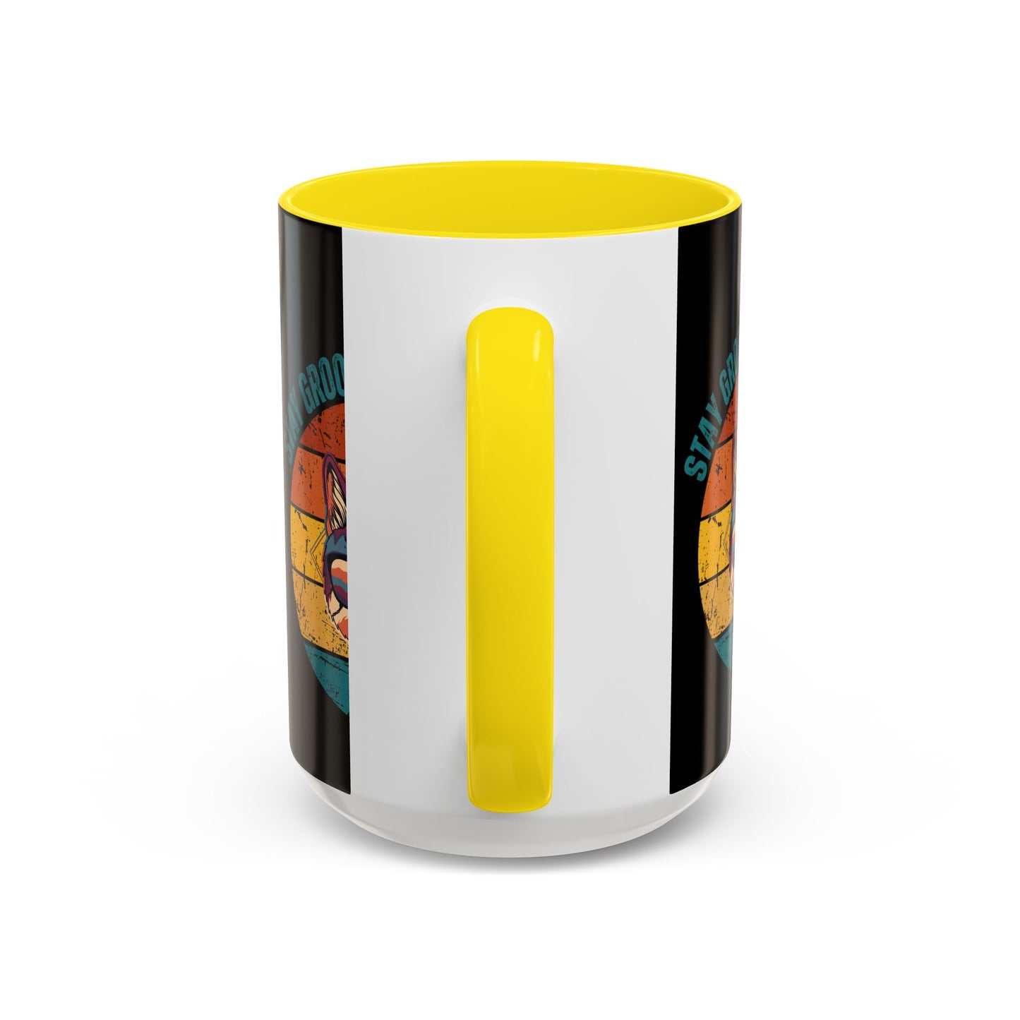 Stay Groovy Cat Coffee Mug