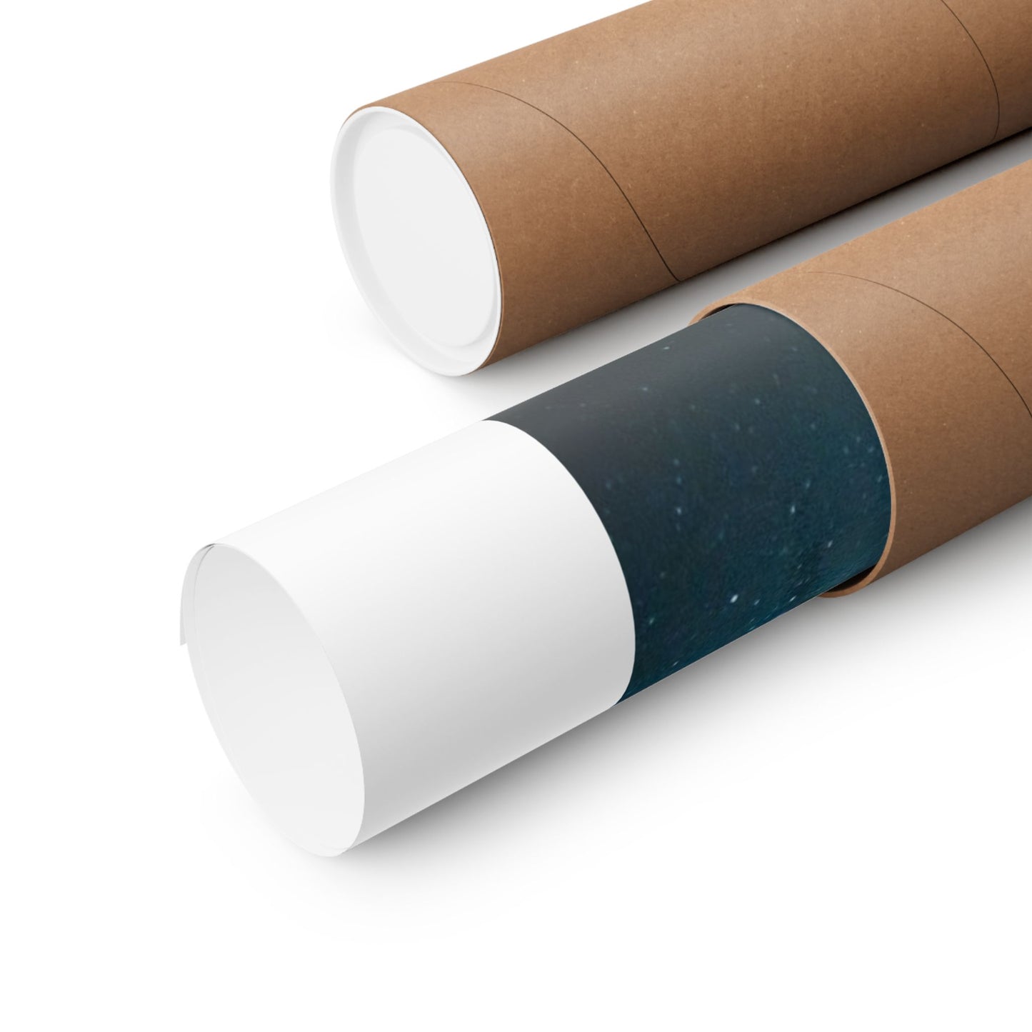 Stylish Matte Vertical Poster - Madrid Skyline Art Print