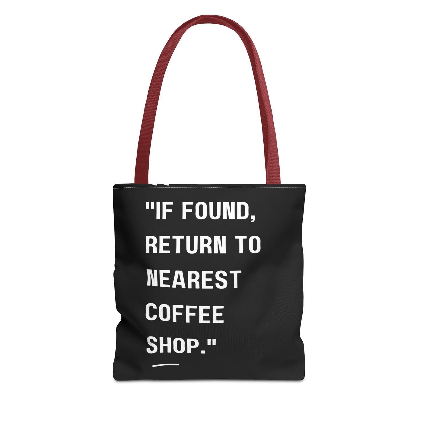 Running on Iced Coffee Tote Bag
