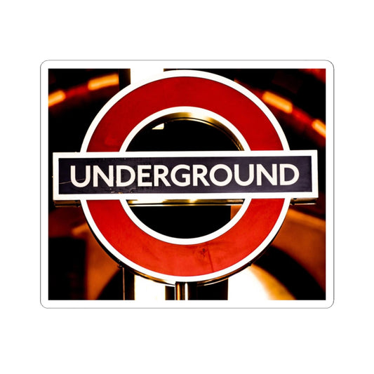 London Underground Kiss-Cut Stickers - Stylish Transport-Themed Decals for Personalization