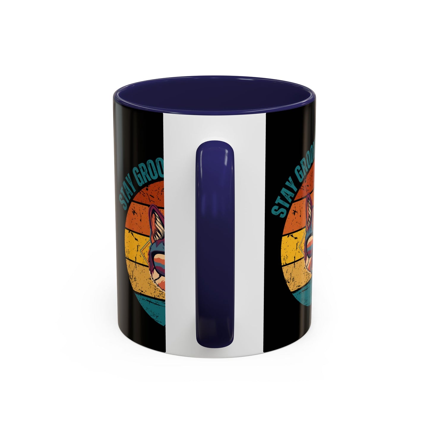 Stay Groovy Cat Coffee Mug