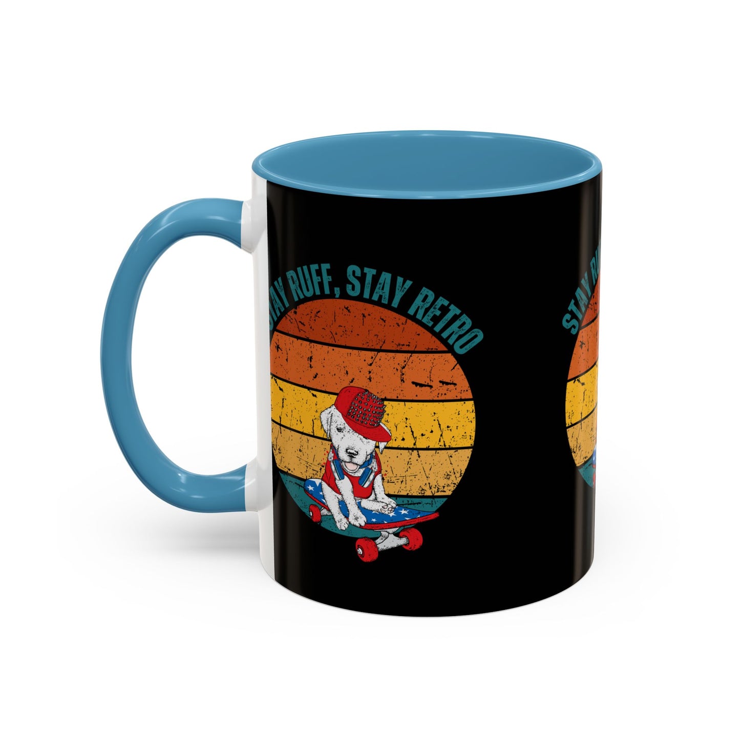 Stay Ruff, Stay Retro Coffee Mug