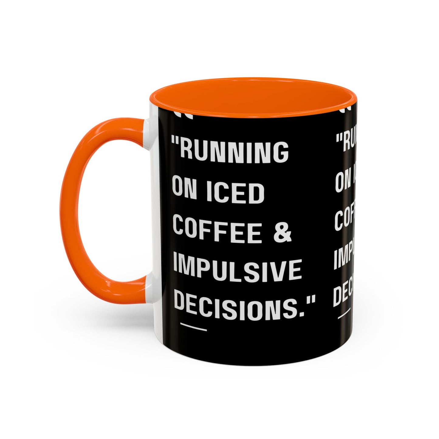 Iced Coffee & Chaos Mug Funny Coffee Mug