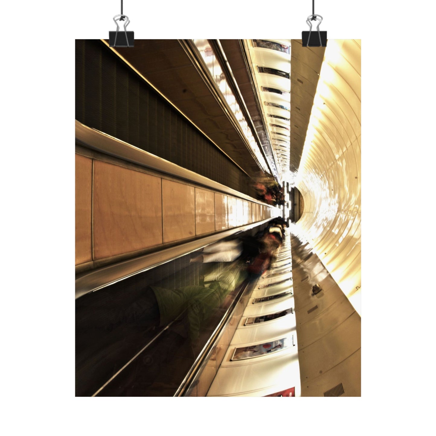 Urban Journey Matte Vertical Poster - Modern Abstract Wall Art