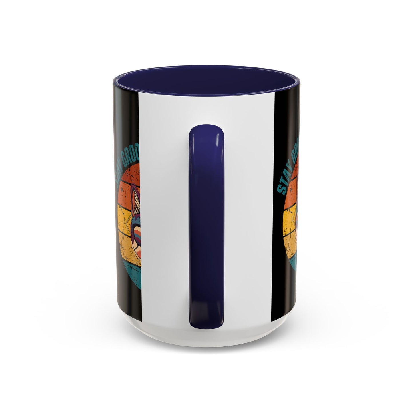 Stay Groovy Cat Coffee Mug