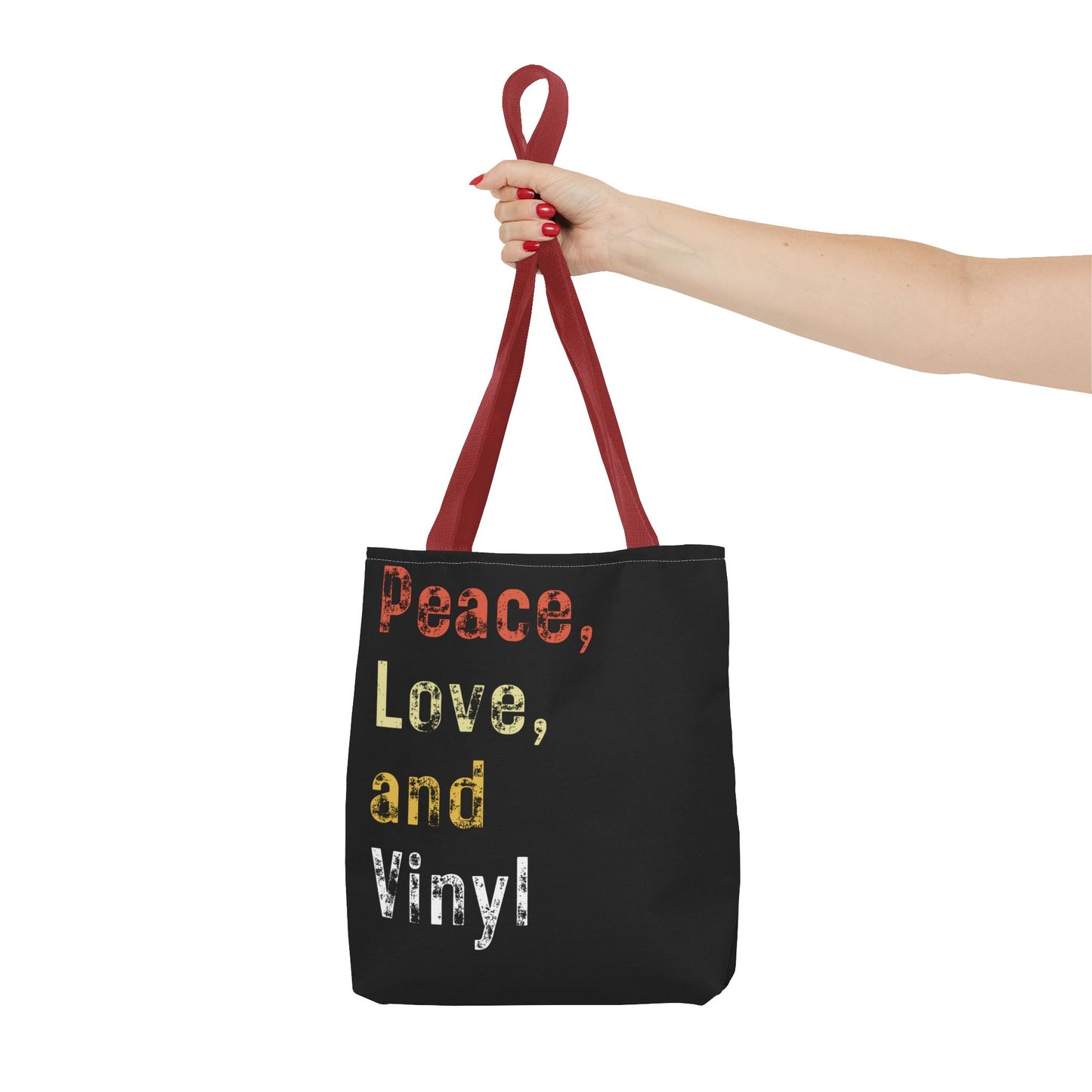Peace, Love & Vinyl Tote Tote Bag