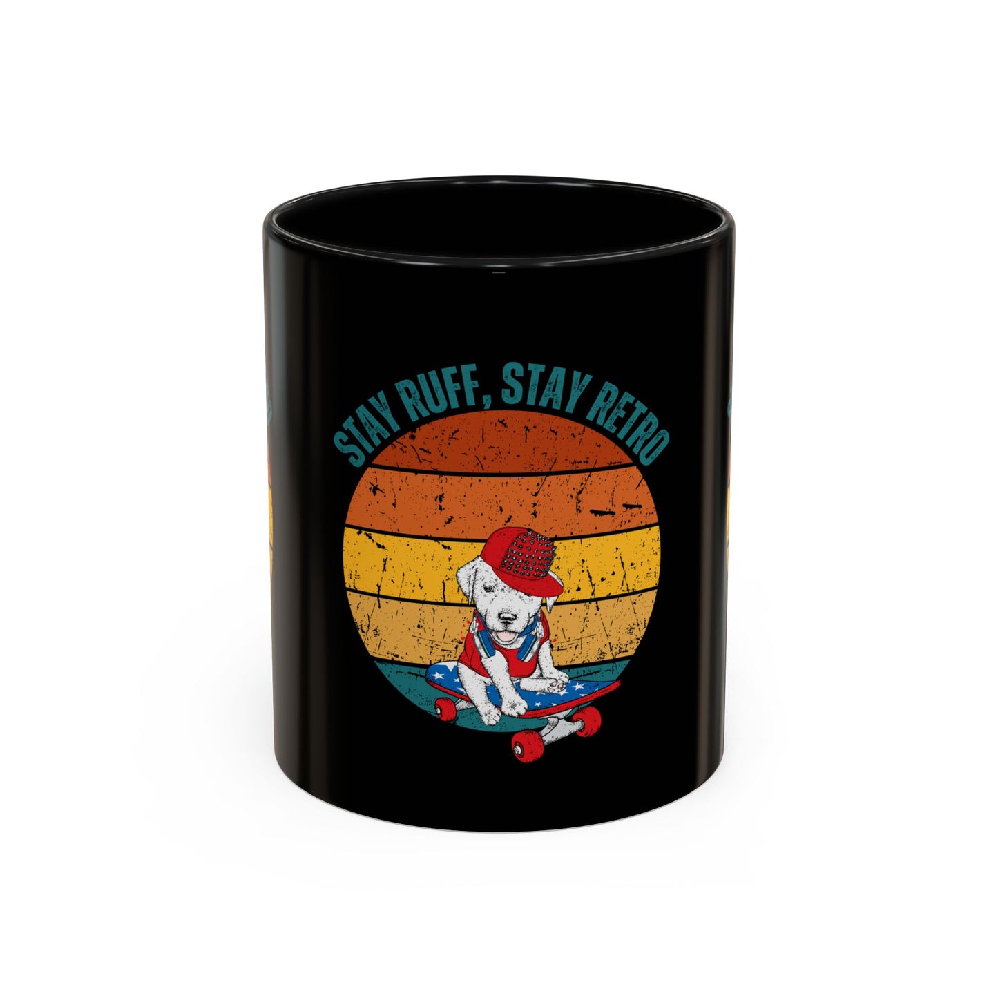 Stay Ruff, Stay Retro Coffee Mug