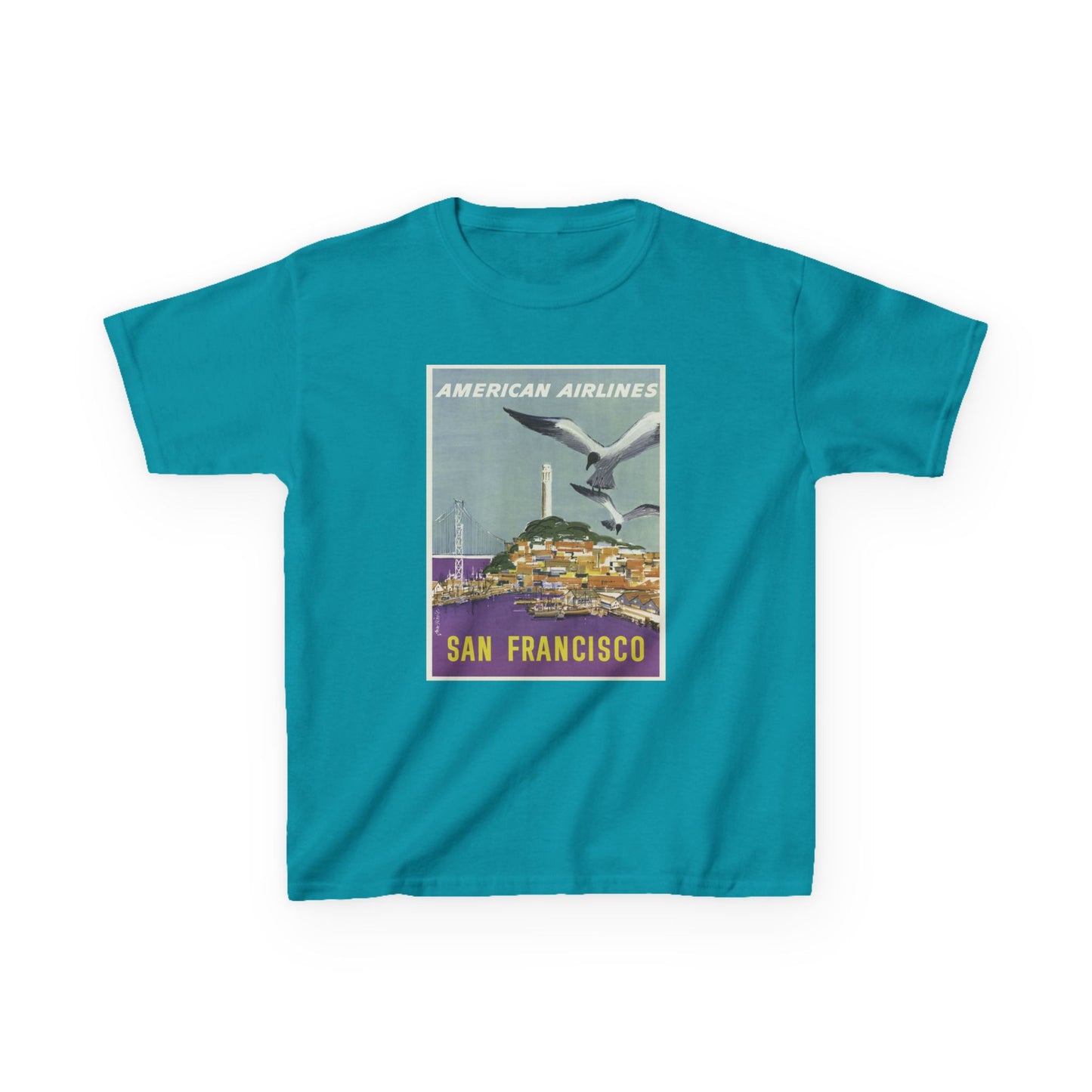 Vintage San Francisco Kids Tee - American Airlines Design