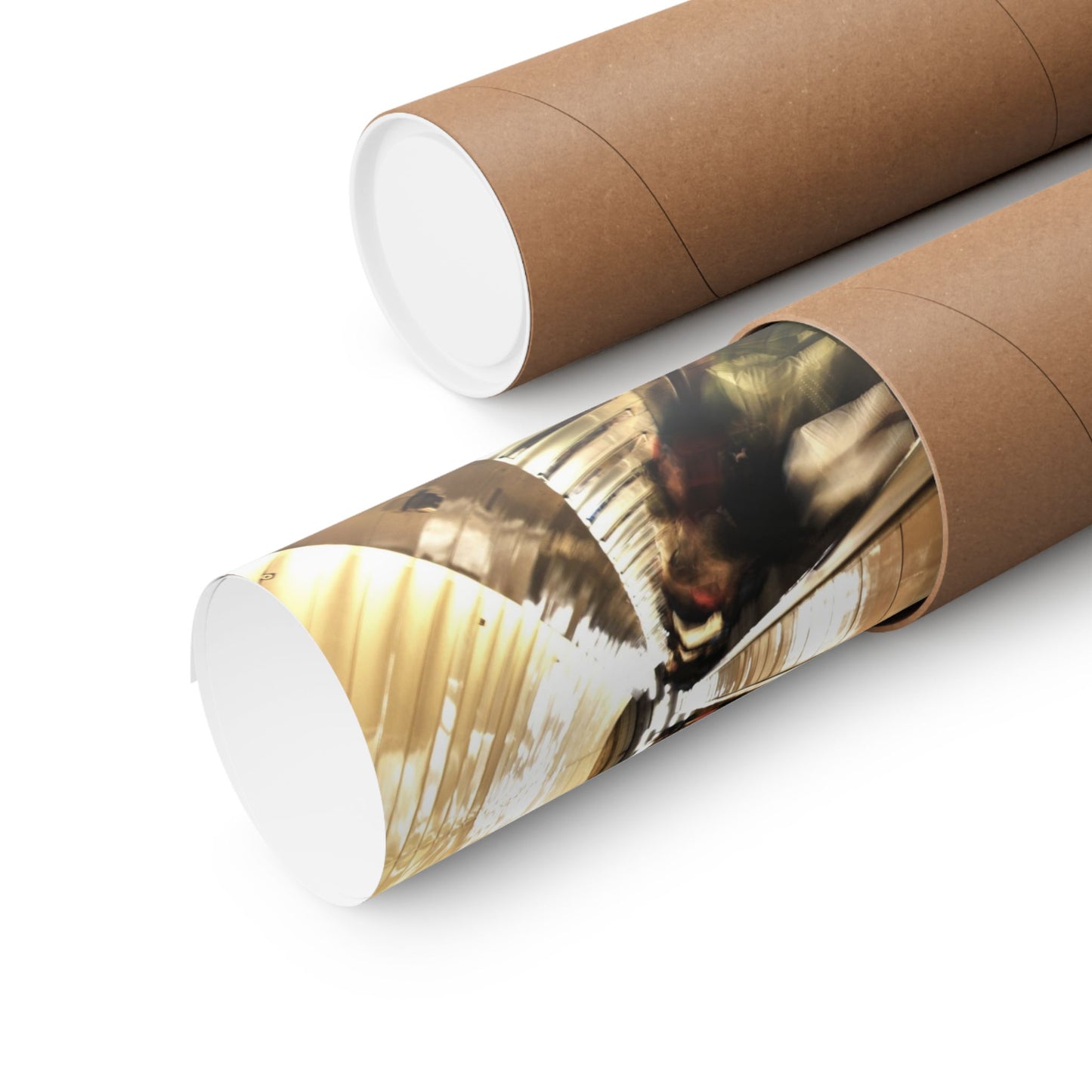 Urban Journey Matte Vertical Poster - Modern Abstract Wall Art