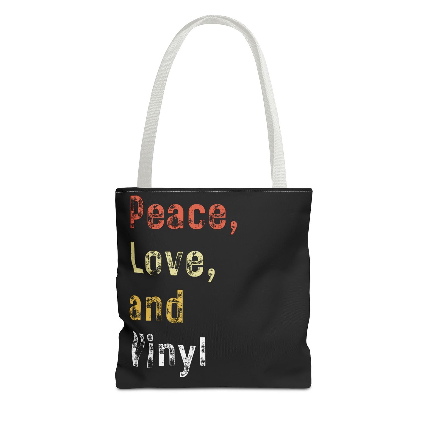 Peace, Love & Vinyl Tote Tote Bag