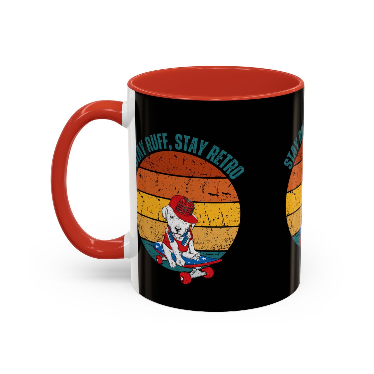 Stay Ruff, Stay Retro Coffee Mug