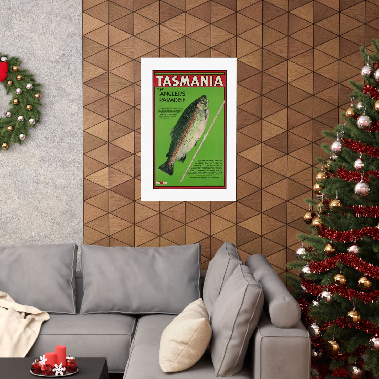 Vintage Fishing Themed Matte Vertical Posters - Anglers' Paradise