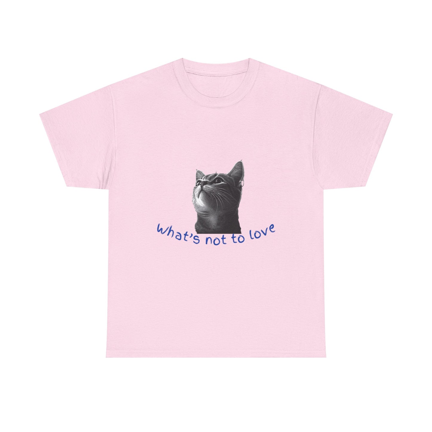 Cat Lover Unisex Heavy Cotton Tee - "What’s Not to Love?"