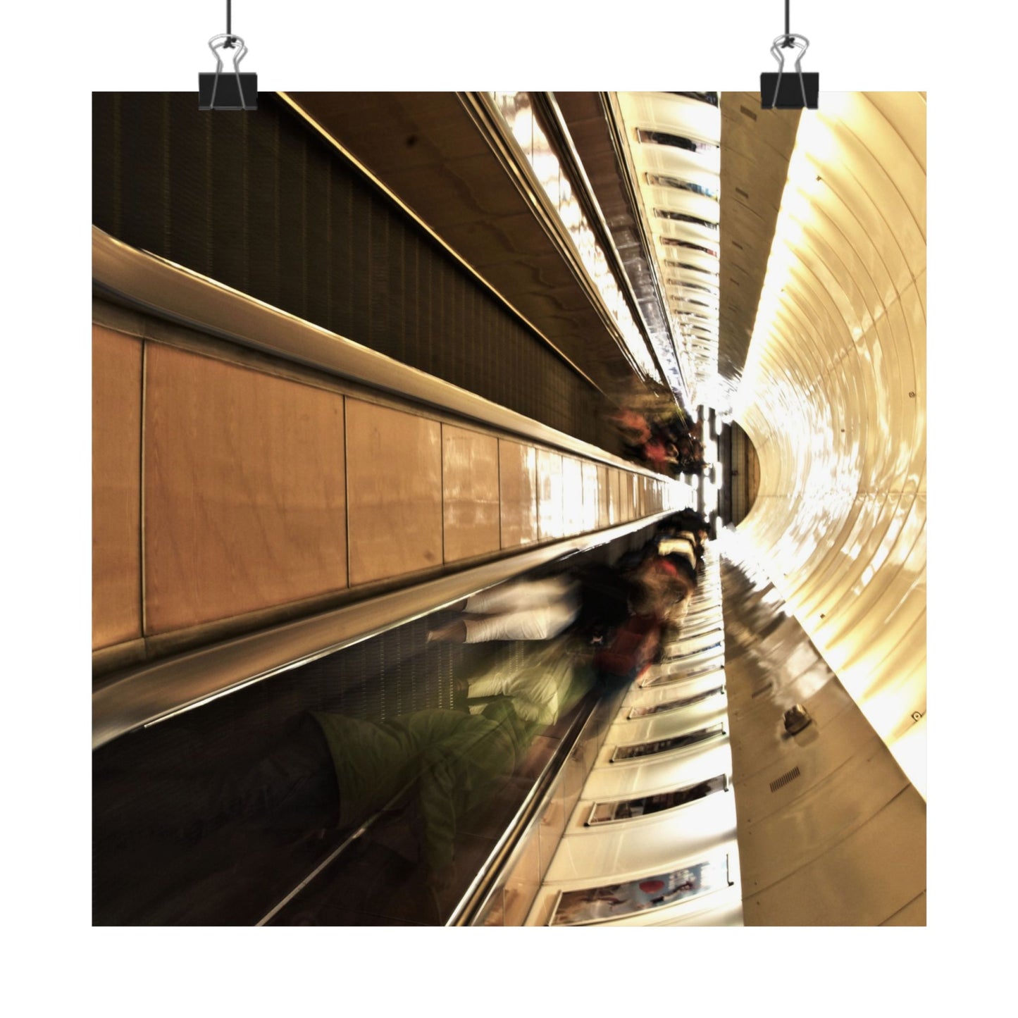 Urban Journey Matte Vertical Poster - Modern Abstract Wall Art