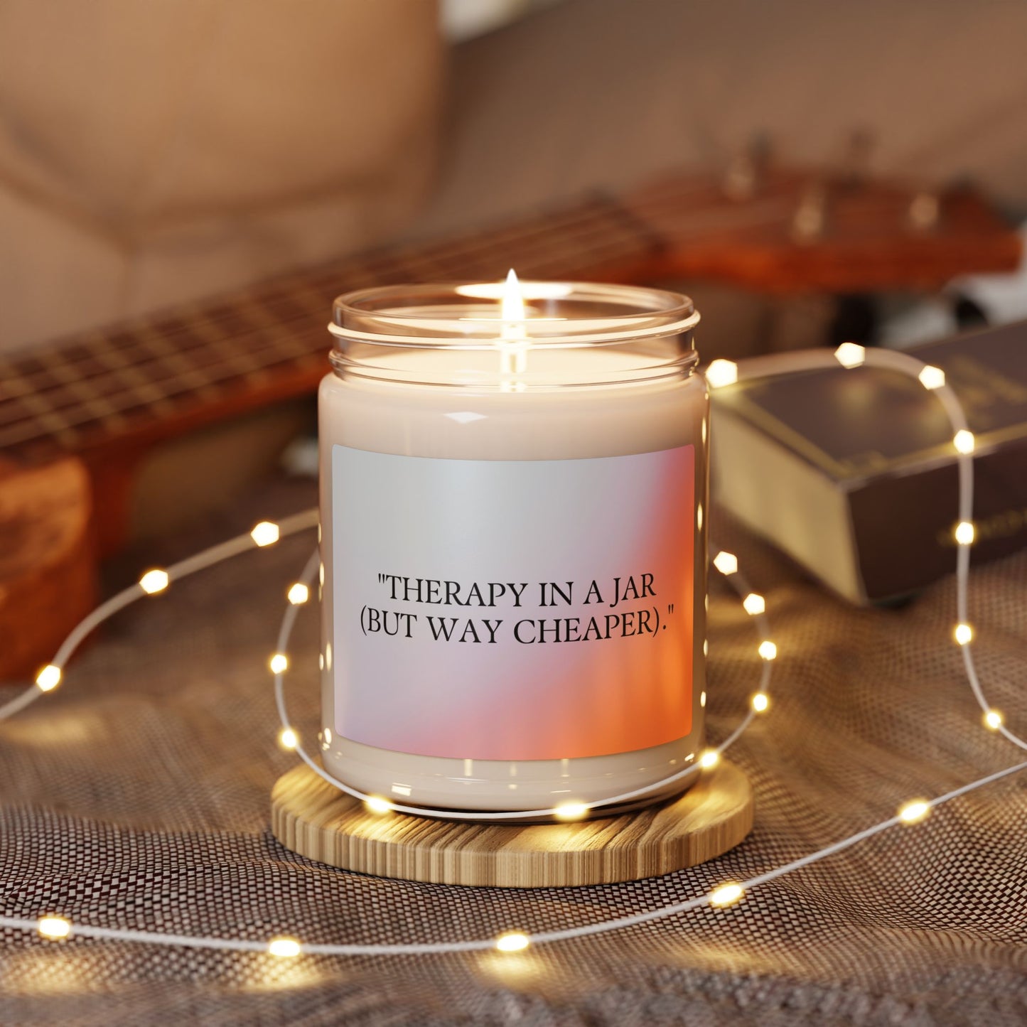 Therapy in a Jar Scented Soy Candle | 9oz Relaxation Candle