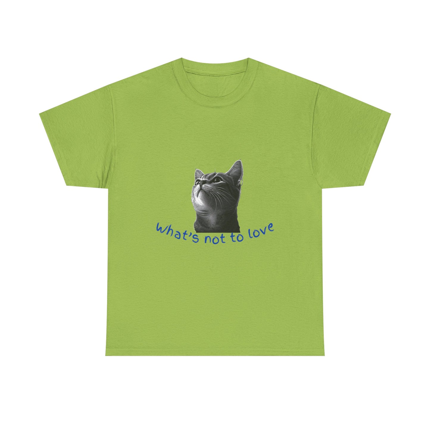 Cat Lover Unisex Heavy Cotton Tee - "What’s Not to Love?"