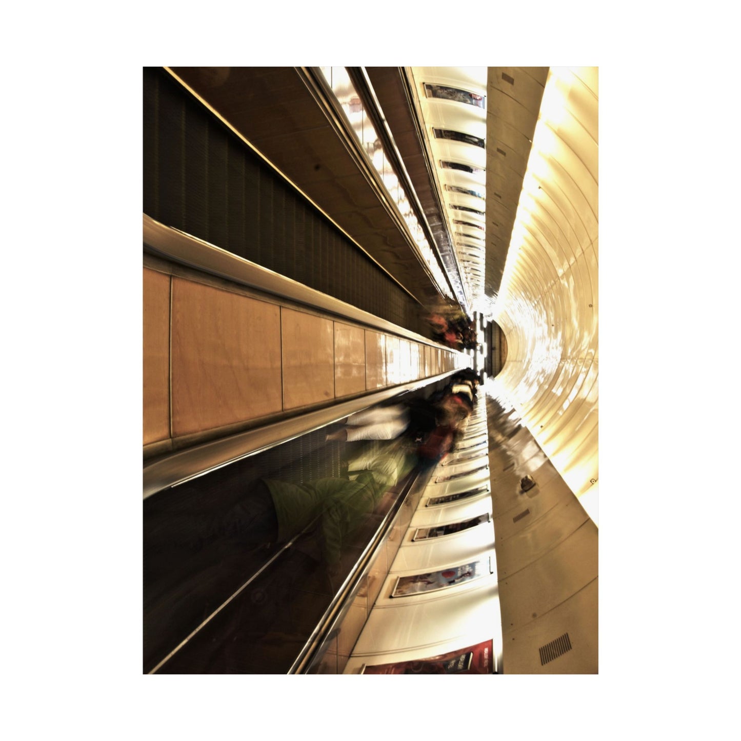 Urban Journey Matte Vertical Poster - Modern Abstract Wall Art