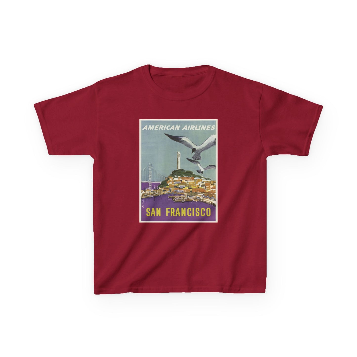 Vintage San Francisco Kids Tee - American Airlines Design