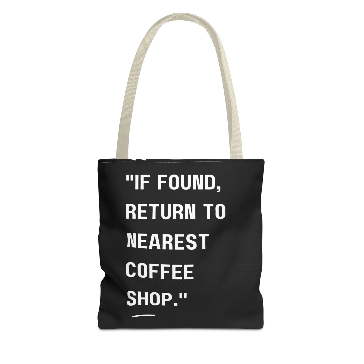 Running on Iced Coffee Tote Bag