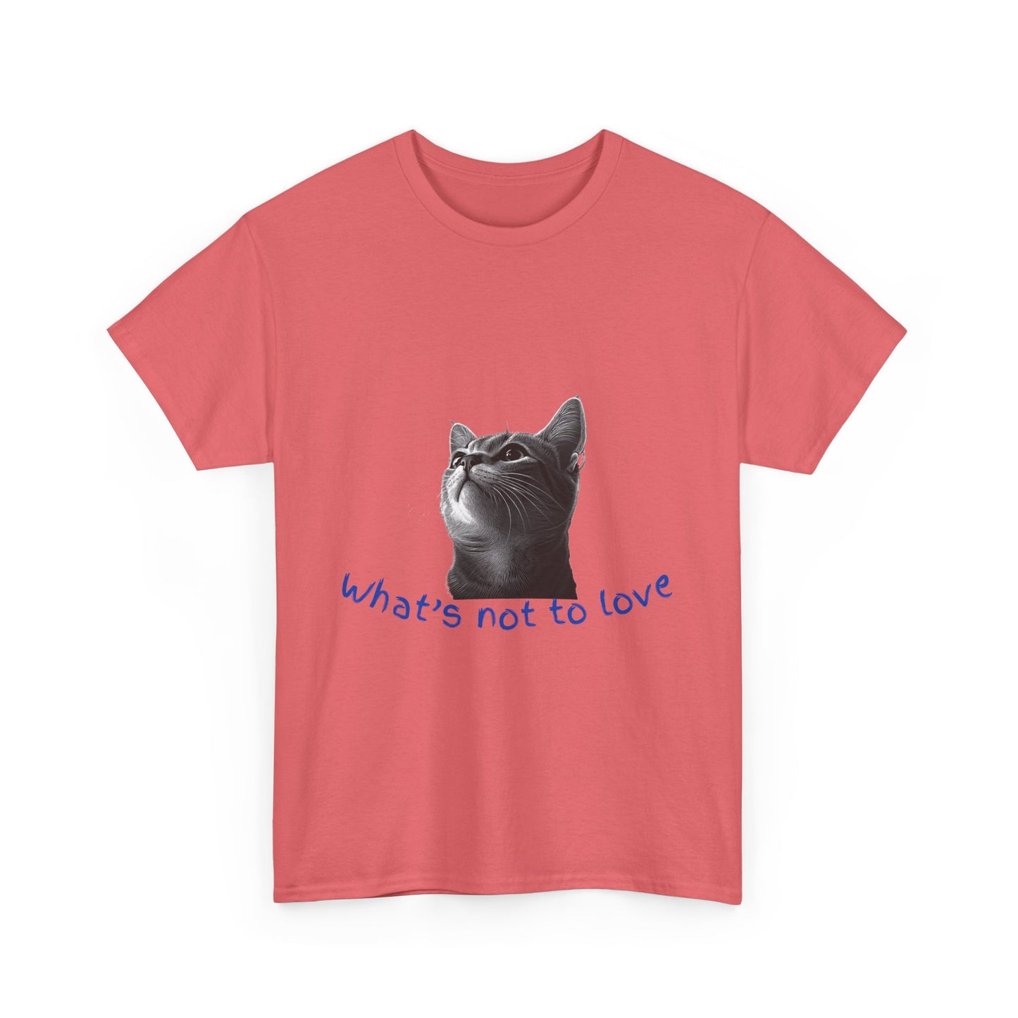 Cat Lover Unisex Heavy Cotton Tee - "What’s Not to Love?"