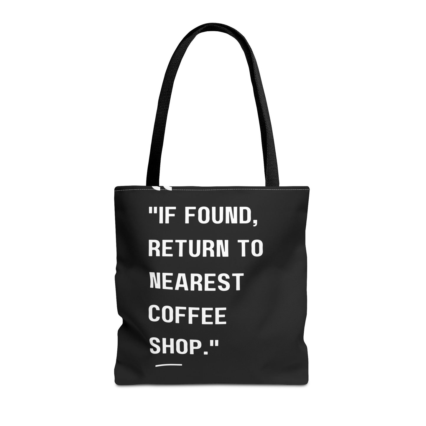 Running on Iced Coffee Tote Bag