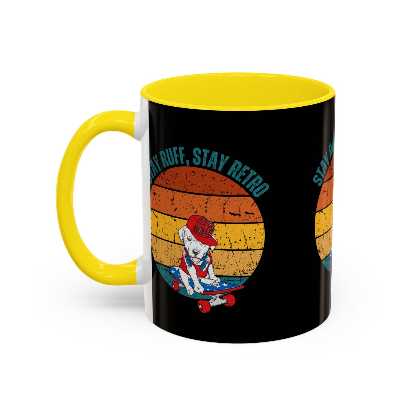 Stay Ruff, Stay Retro Coffee Mug