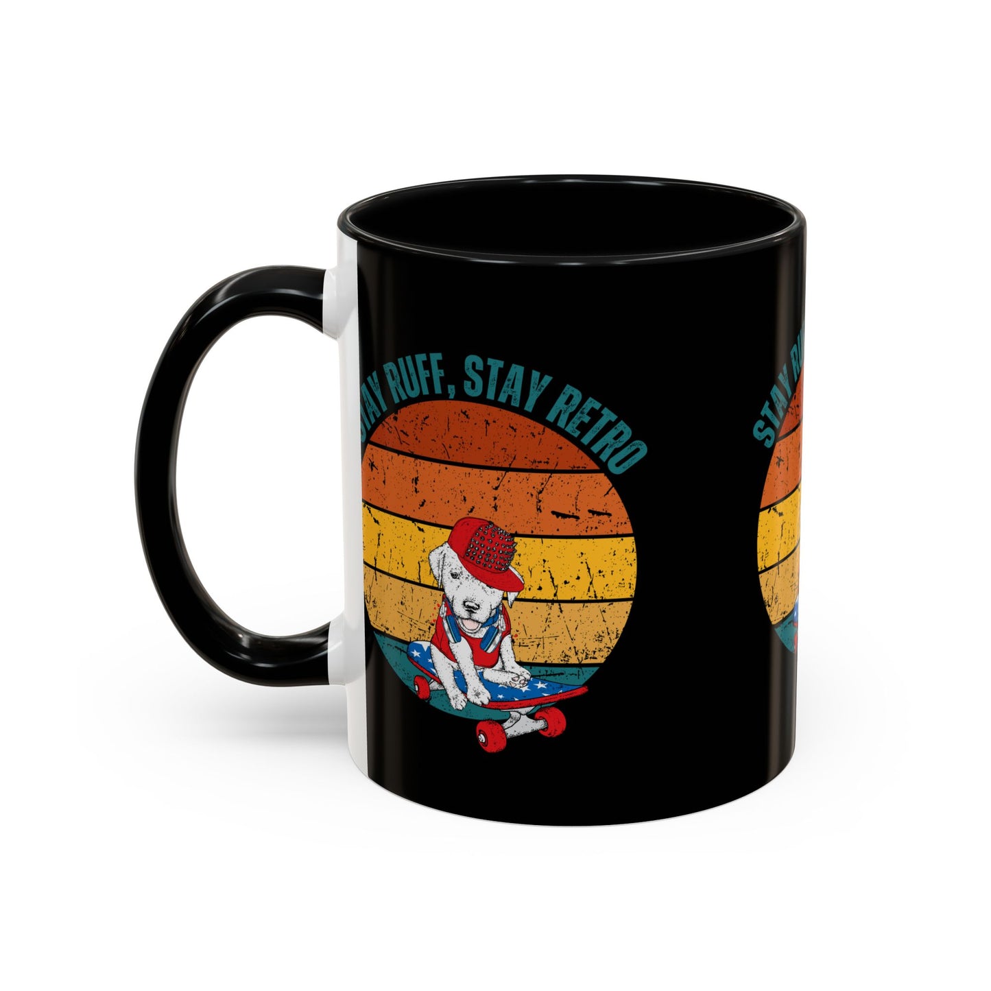 Stay Ruff, Stay Retro Coffee Mug