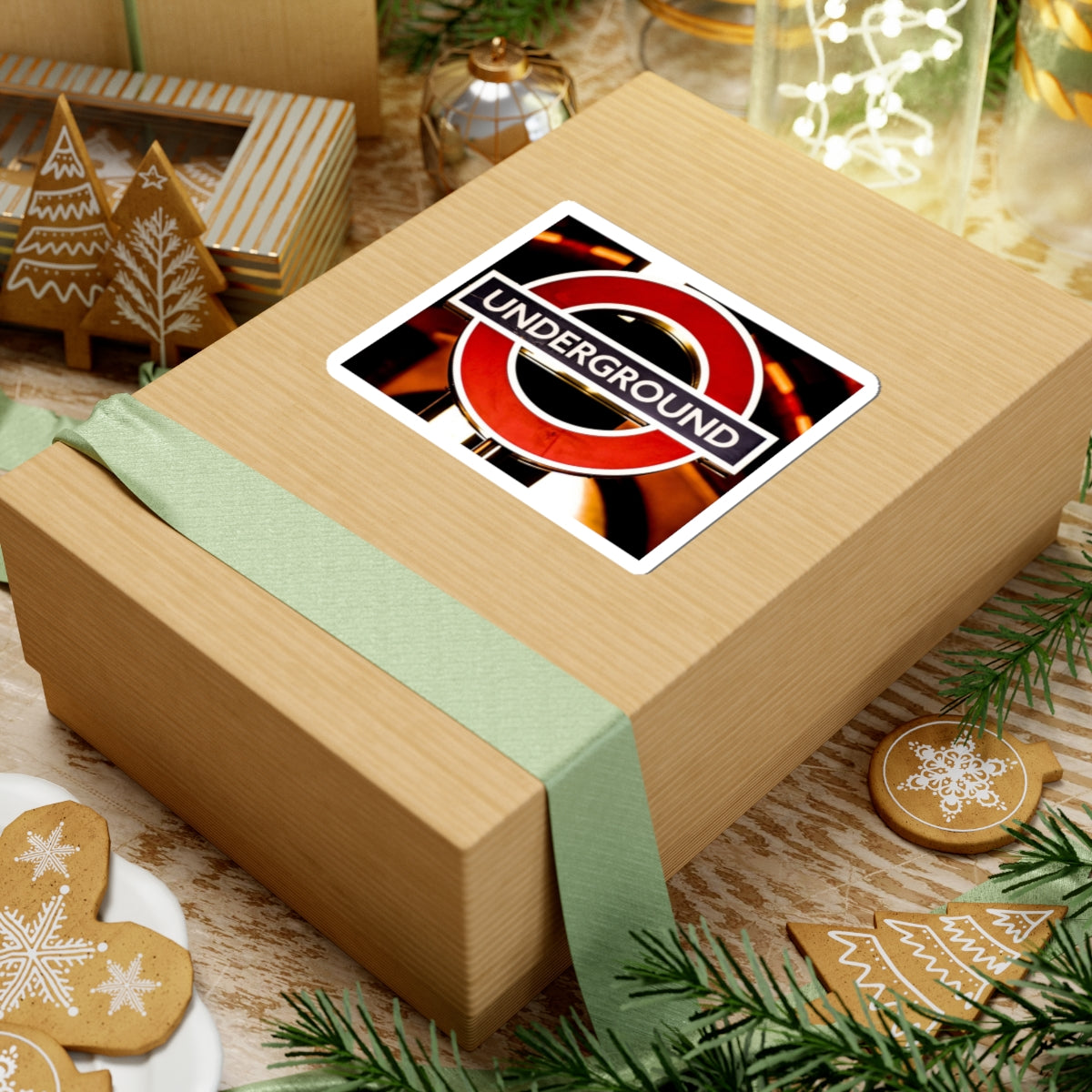 London Underground Kiss-Cut Stickers - Stylish Transport-Themed Decals for Personalization