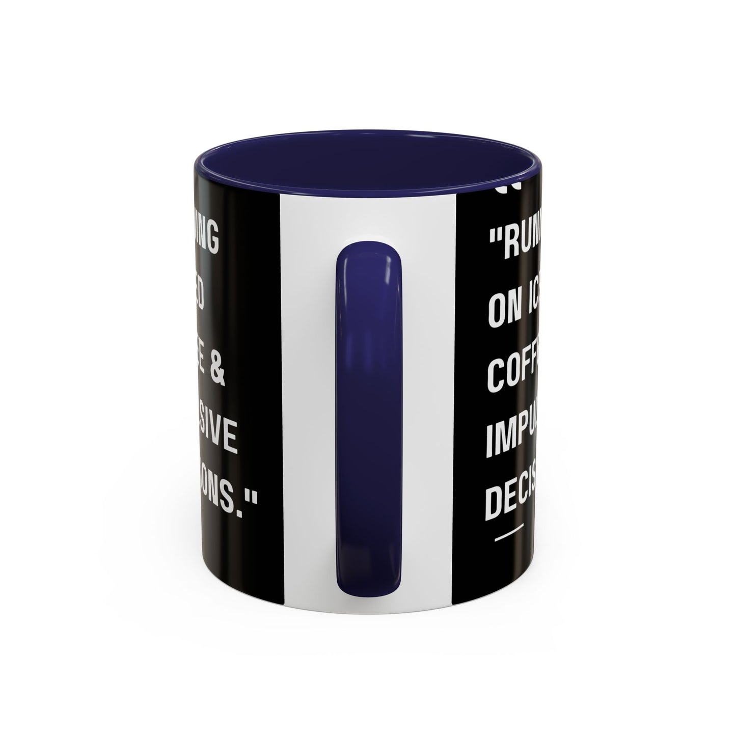 Iced Coffee & Chaos Mug Funny Coffee Mug