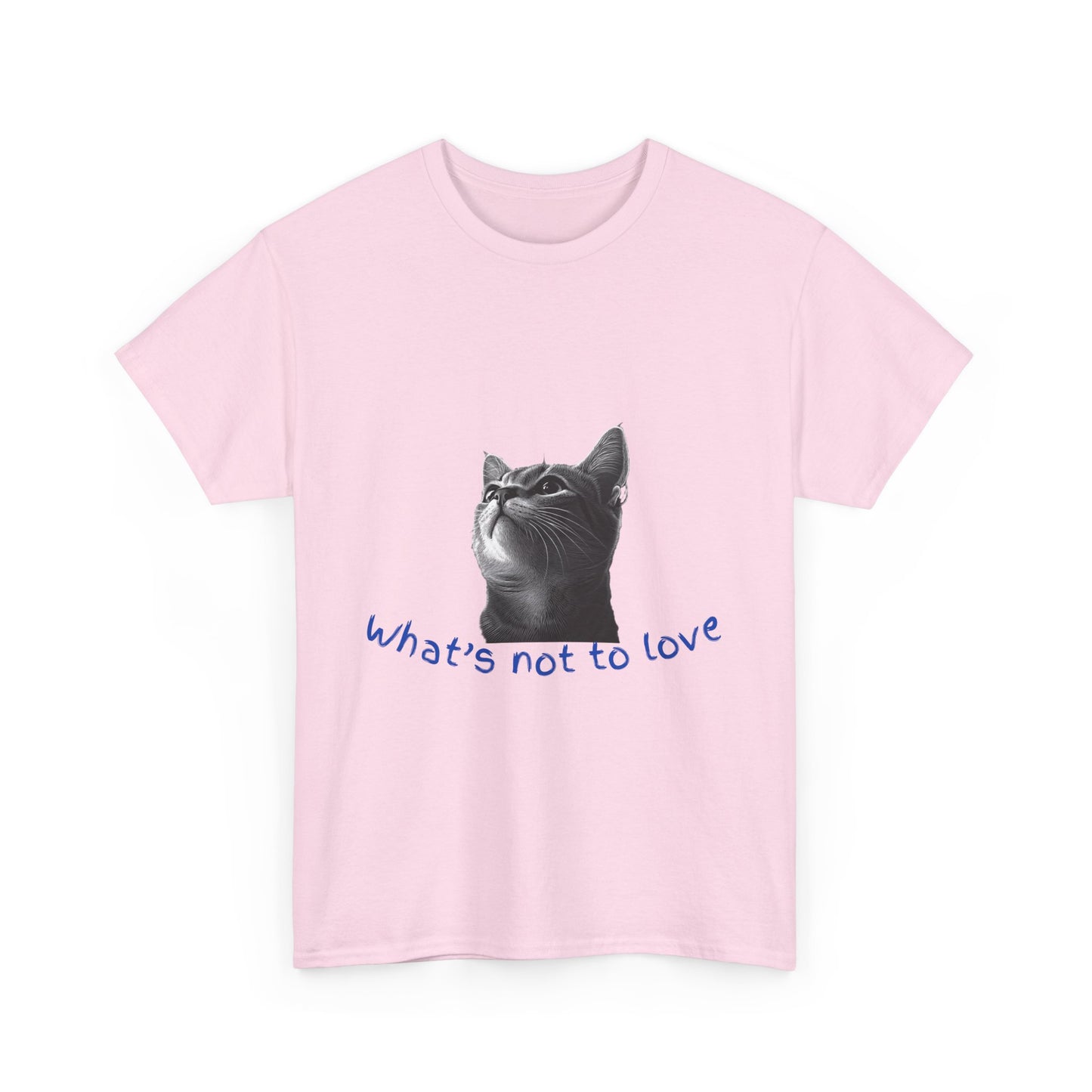 Cat Lover Unisex Heavy Cotton Tee - "What’s Not to Love?"